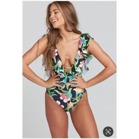 💕Show Me Your Mumu💕 Ruffle One Piece Swimsuit - Picture 3 of 8